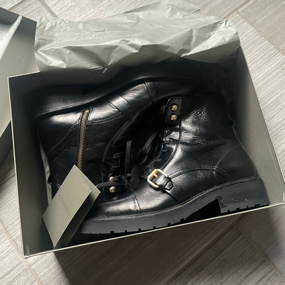 ALLSAINTS
Women's Tori Combat Boots Womens 11